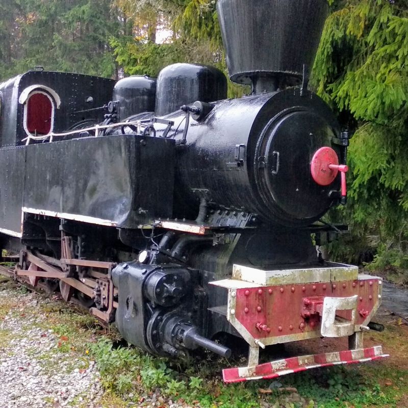 Historická lesná úvraťová železnica 